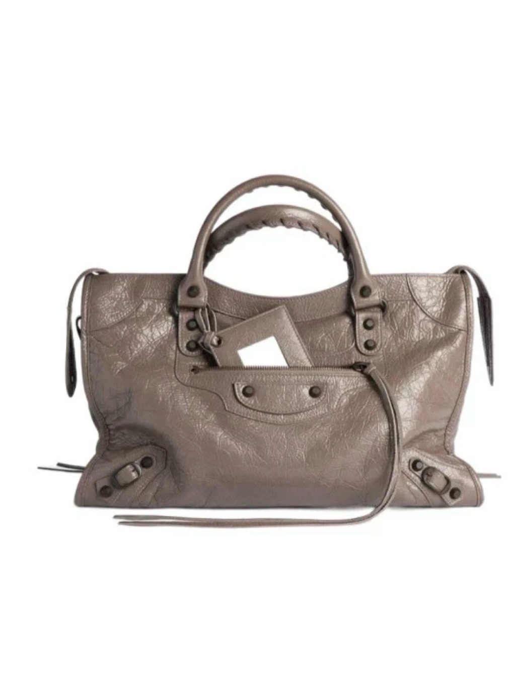 Balenciaga Balenciaga Le City Medium Tote Bag Bnwt 2026 New Model Dark Noix